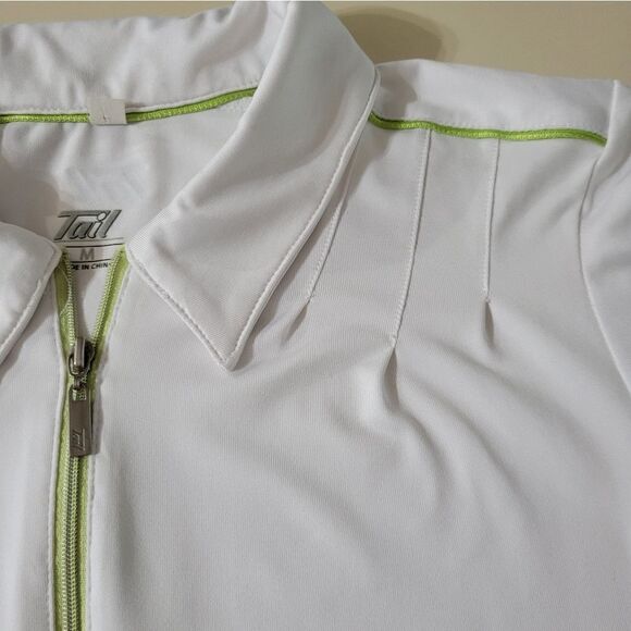 Tail Women's White Short Sleeve Golf Shirt - Picture 6 of 11